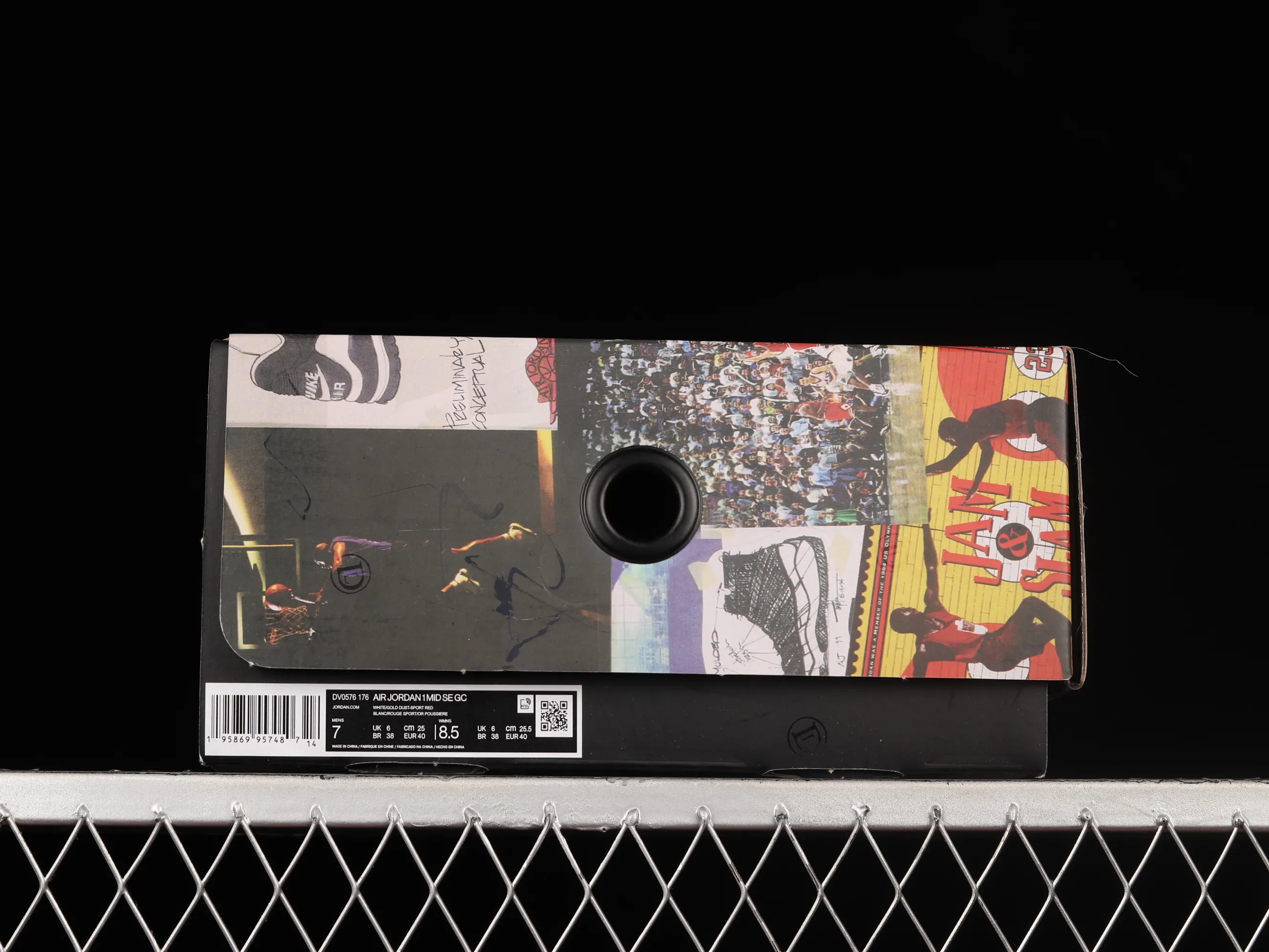 All Categories Air Jordan Jordan Series Basketball Shoes Air Jordan 1 Mid Air Jordan 1 Mid "XQ" AJ1 Joe 1 Festive Zhongbang Basketball Shoes DV0576-176